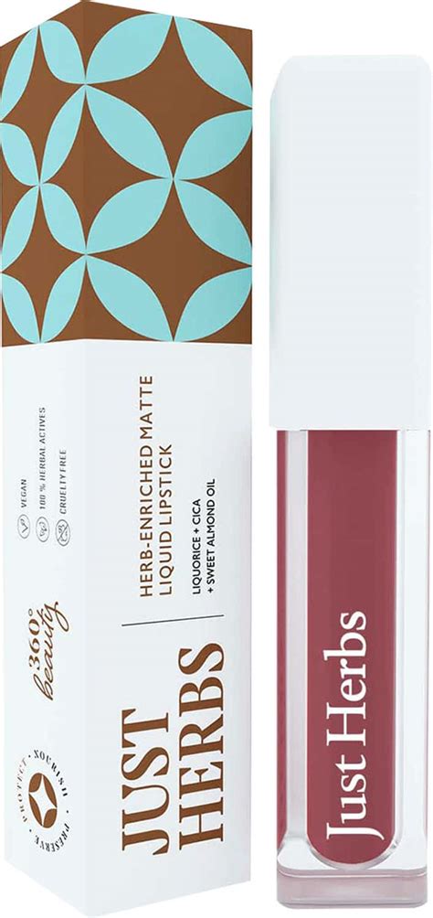 Buy JUST HERBS AYURVEDIC CREAMY MATTE LONG LASTING LIQUID LIPSTICK ...