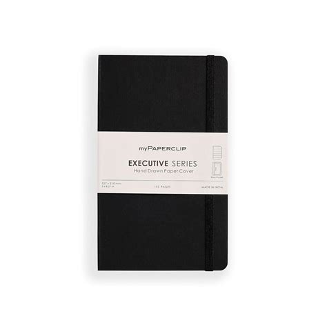myPAPERCLIP Executive Series Medium Ruled Notebook | 192 Pages, 80 GSM ...
