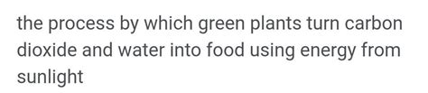What is Photosynthesis? - Brainly.in