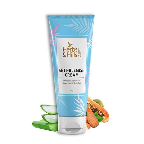 Herbs & Hills Anti Blemish Cream 100g | All Skin Types, Help to Improve ...