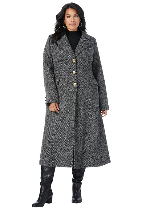 Plus Size Long Wool Winter Coats at Alexander Kitchen blog