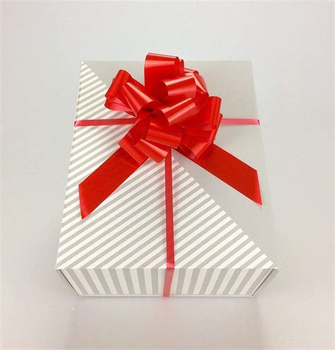 Buy TOTAL HOME 2-Piece Flat Pack Elegant Grey Magnetic Gift Box Storage ...