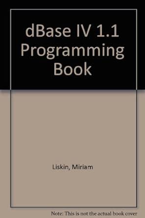 Buy dBase IV 1.1 Programming Book Book Online at Low Prices in India ...