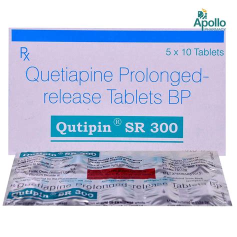 Qutipin SR 300 Tablet 10's Price, Uses, Side Effects, Composition ...