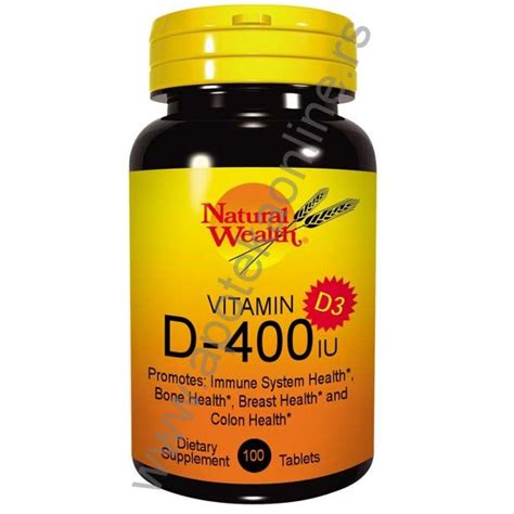 VITAMIN D 400 ij TABLETE | Apotekaonline.rs