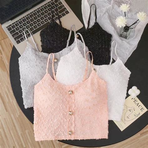 Chic Sequin Textured Built-In Bra Top – Glam & Elegant