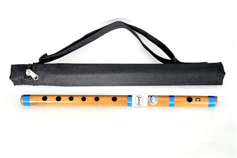 JUAREZ Bansi 35.56 cm (14 Inch) Flute C Natural Scale Bansuri, Indian ...