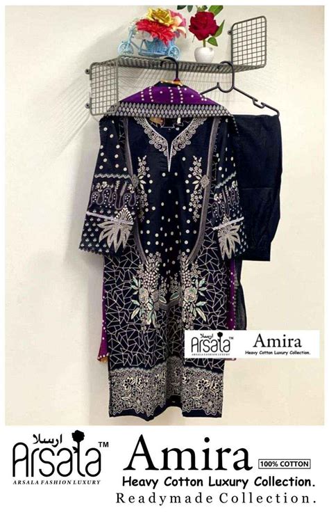 ARSALA FASHION AMIRA READYMADE PAKISTANI SUITS COLLECTION