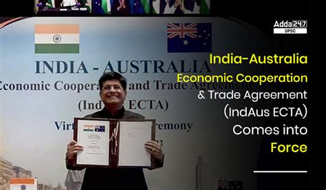 India-Australia Economic Cooperation and Trade Agreement (IndAus ECTA ...