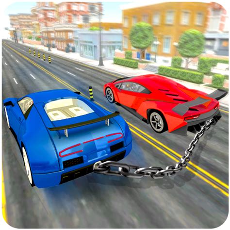 Chained Cars Racing Rivals Simulator: Impossible Ramp Stunts Chain ...
