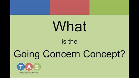 What is the Going Concern Concept?