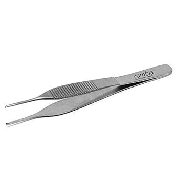 Cambia Adson Toothed Dissecting Tissue Forceps (8 Inch, 1) : Amazon.in ...