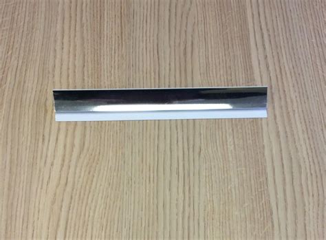 DBS Silver 8mm Coving 2.6m Trim For Bathroom Ceiling Cladding Shower ...