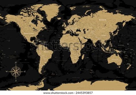 Detailed World Map Vector 的图像结果