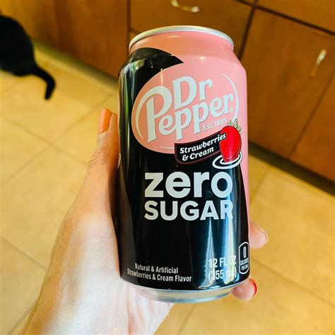 Strawberries & Cream Zero Sugar from Dr Pepper - Vegan Product Reviews & Ratings | abillion
