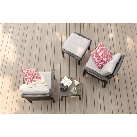 TimberTech AZEK Vintage Narrow Width Coastline Square PVC Deck Board in ...