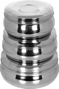 FABBRIZO Stainless Steel Utility Container - 400300200 ml Price in ...