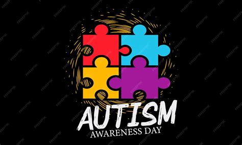 Premium Vector | Happy autism awareness day shirts design
