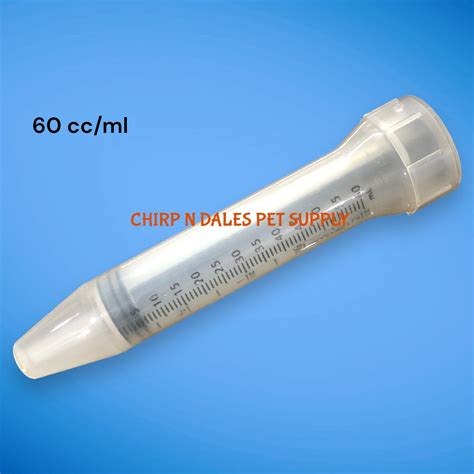 Syringe 60 cc/ml (1 Unit) - Chirp N Dales Pet Supply