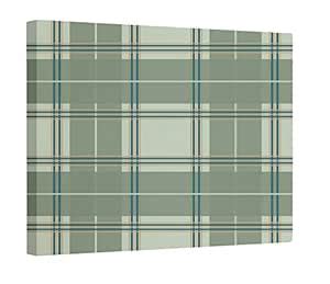 Buy E By Design Big Bad Plaid Geometric Print Wall Art, 12-Inch, Herb ...