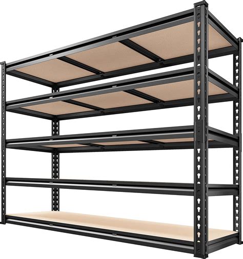 Amazon.com: REIBII 48.2''W Garage Shelving Heavy Duty Storage Shelves ...