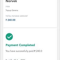 Garena — Diamonds purchase not received