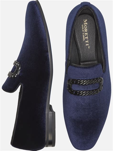 Moretti Peck Velvet Buckle Smoking Shoe | Dress Shoes | Men's Wearhouse