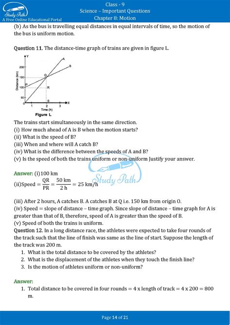 Science Class 9 Motion Questions 的图像结果