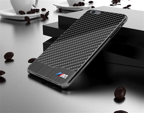 BMW ® Apple iPhone 6 / 6S M SERIES Carbon Fiber + Aluminium Hard Case ...