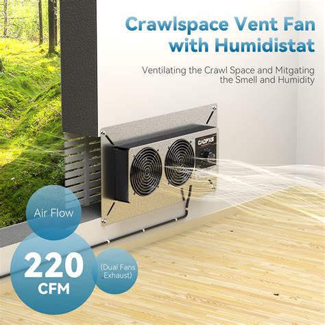 Low Crawl Space Vent Fans