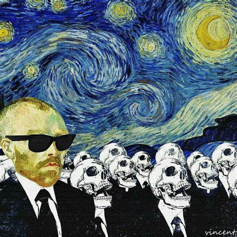 Starry Night| Vincent van Gogh skeleton army | Starry night art, Art ...