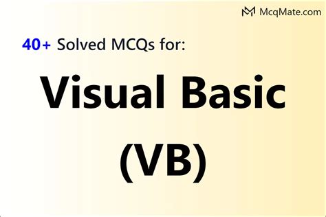 Image result for Visual Basic Tutorial PDF Examinations