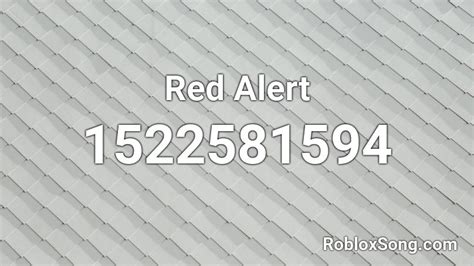 Image result for Red Alert Song Code