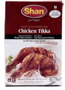 SHAN CHICKEN TIKKA Masala Spice Mix Original , 3 Packs Of 50 Grams Each ...