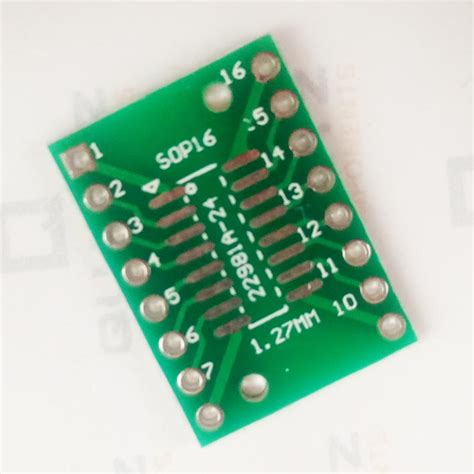 SOP16 DIP Adapter Converter PCB Board 0.65/1.27mm – QuartzComponents