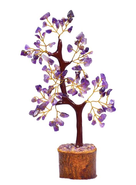 Crystal Tree – Amethyst Natural Bonsai Tree for Calmness, Healing, and
