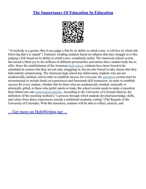 Examples Of Experiential Learning | PDF
