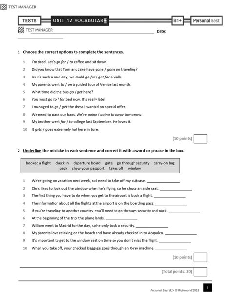 Image result for B1 Test Personal Life Topic Examples