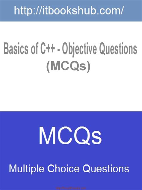 C++ Objective Type Questions 的图像结果