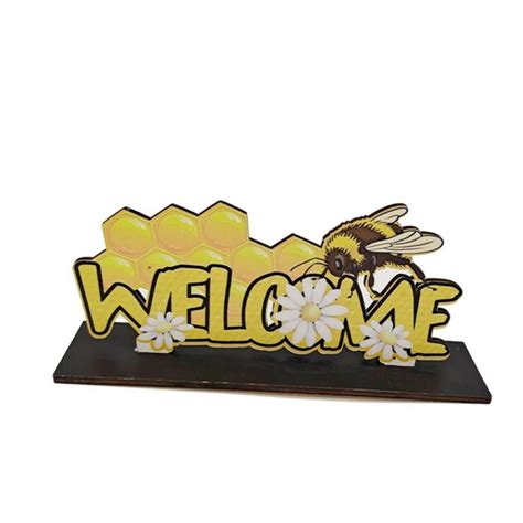 Buy Monfince Bee Table Decor Signs Bee Classroom Decorations Bee ...