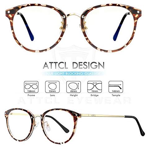 Buy ATTCL Blue Light Blocking Glasses Women Round Anti Blue Light ...
