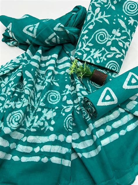 Cotton Suit Mulmul Dupatta – unhattar
