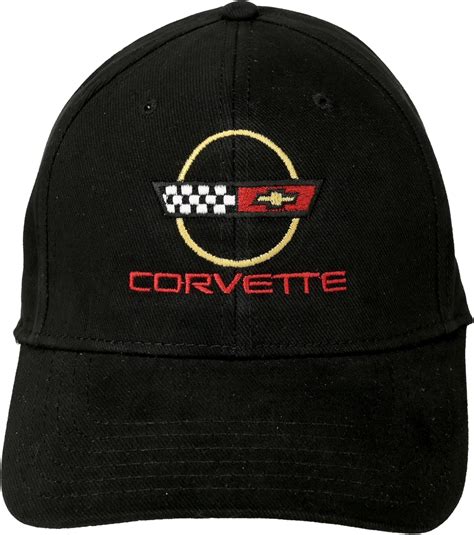 Mid America Motorworks C4 Corvette Hat Black – Structured Logo Cap for 1984-1996 Corvette Fans ...