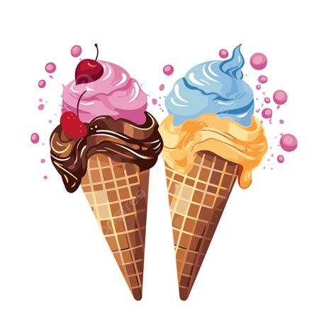 Free Printable Ice Cream Cone Scoops