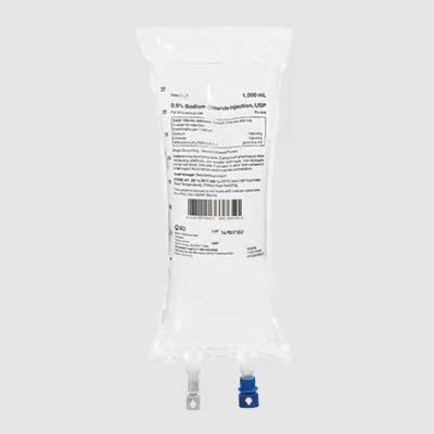 Sodium Chloride Injection 0.9% IV Solution, 250mL | Bound Tree