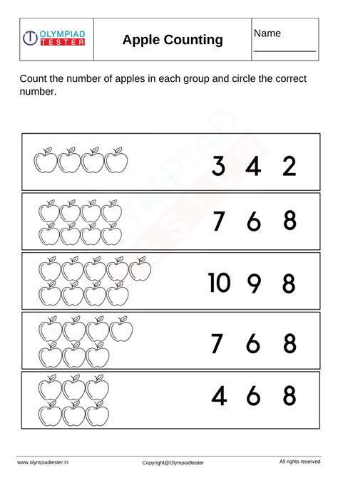 UKG Maths Worksheets | 300 Printable Mathematics Worksheets for UKG ...