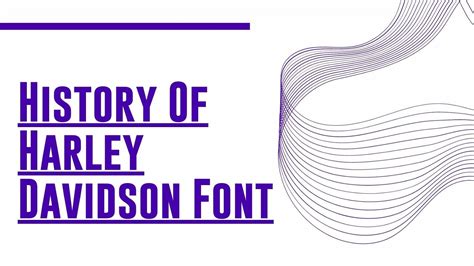 Harley Davidson Font - Fonts Studio