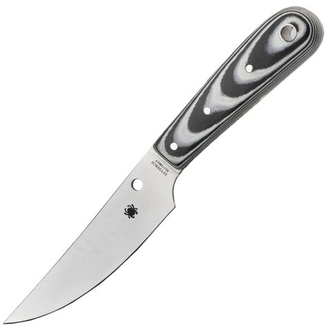 Spyderco Bow River G-10 Negru/Alb FB46GP - Cuțite cu lamă fixă | KNIFESTOCK