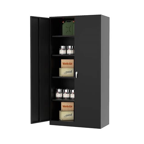 Buy Metal Storage Cabinet with Locking Doors, 72'' H x 36" W x 18" D ...