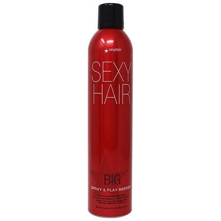 Sexy Hair Big Spray & Play Harder Firm Volumizing Hairspray | Walgreens